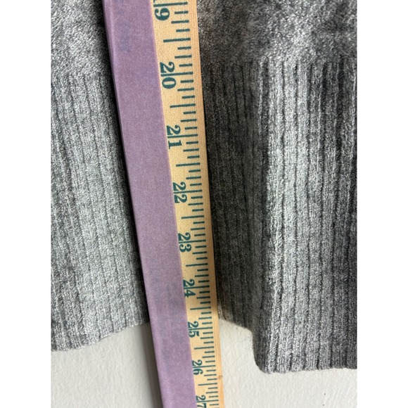 Uniqlo Women's Gray‎ Open Front Knit Casual Cardigan Wool/Cashmere Blend Size L - Picture 5 of 7